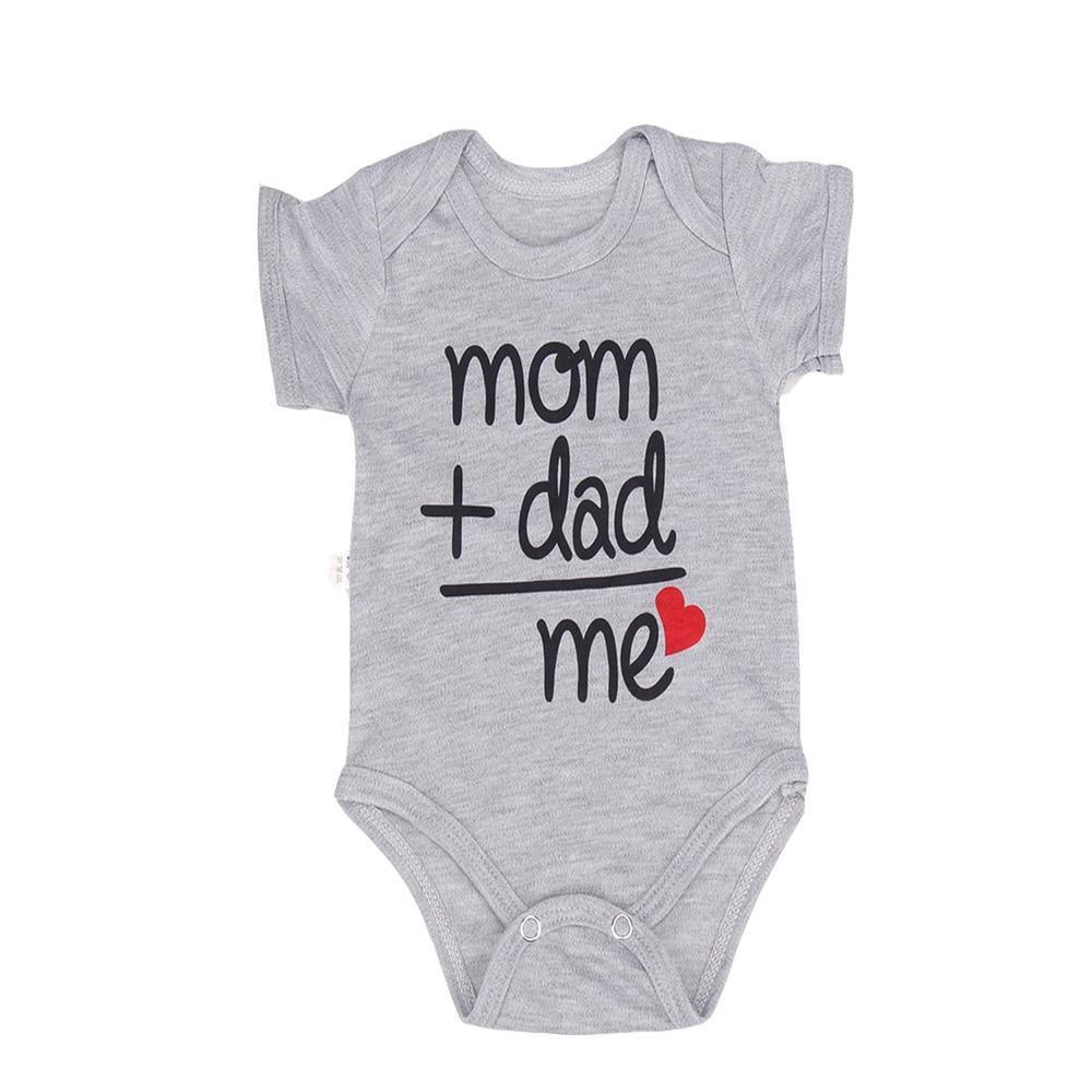 Bodysuit de bébé imprimé moderne de luxe - Combinaison d'été unisexe