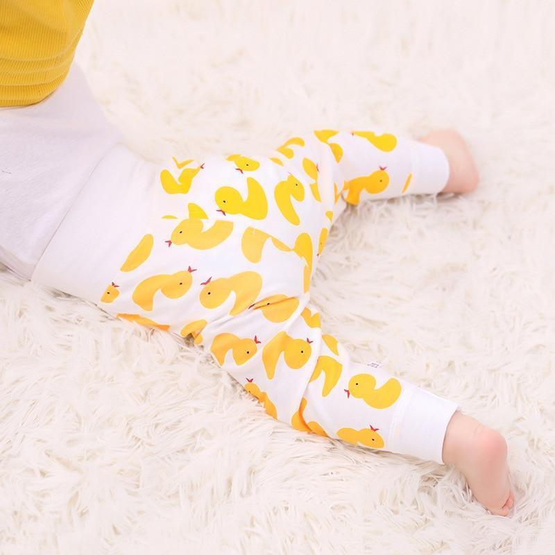 Premium Cotton High Waist Baby Leggings for Newborns