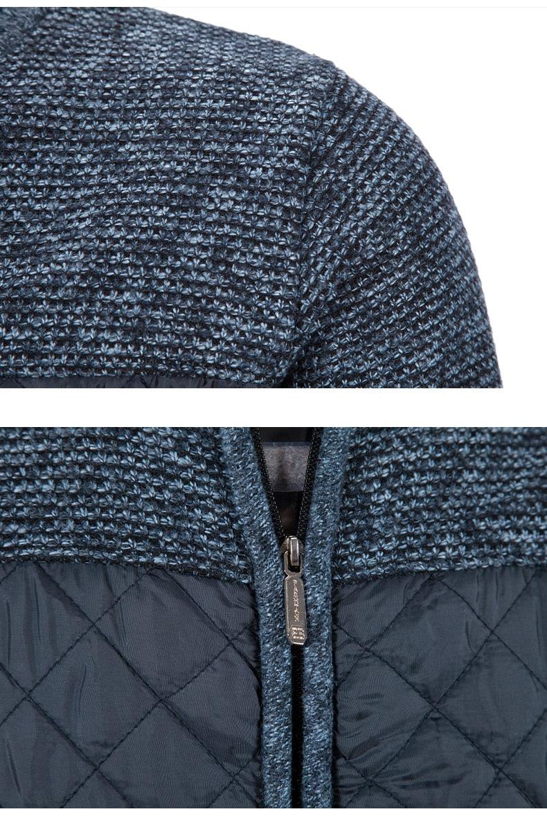 Elegant Slim Fit Fleece Jacket for Men