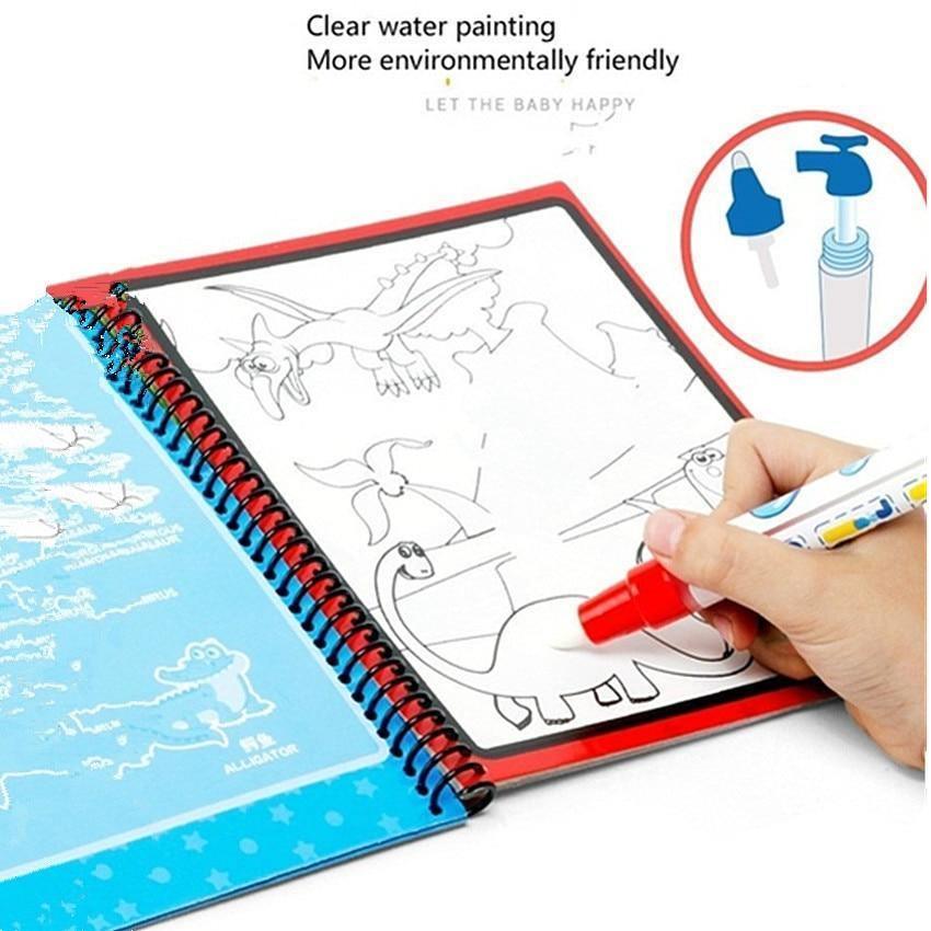 Magical Water Drawing Coloring Book for Kids