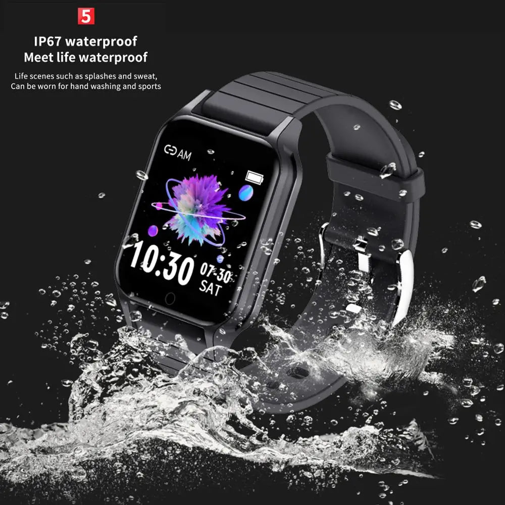 Body Temperature Smart Watch T96 Heart Rate Blood Pressure Fitness Tracker Bluetooth Smart Bracelet - Korvel