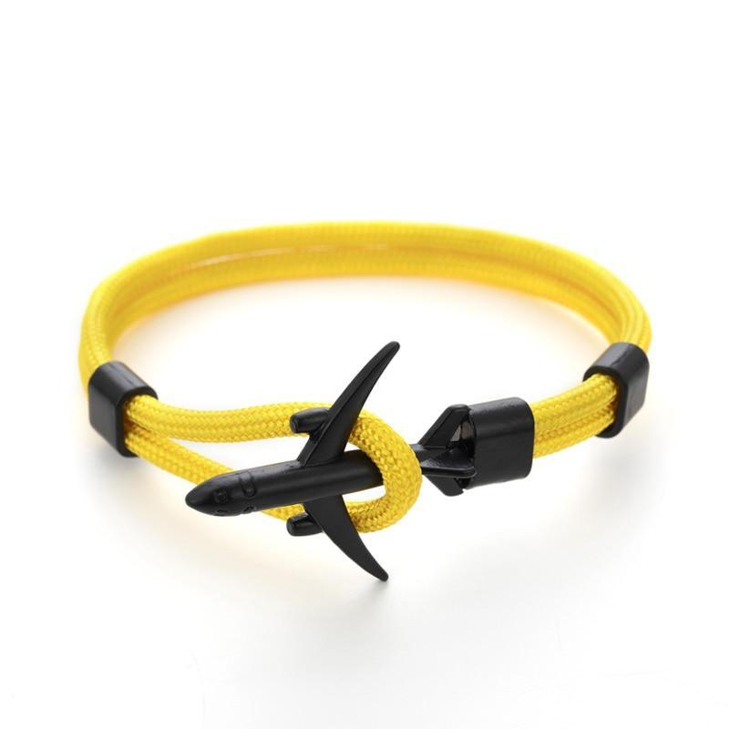 Pulsera de Ancla Negra Moderna y Elegante para Hombres y Mujeres