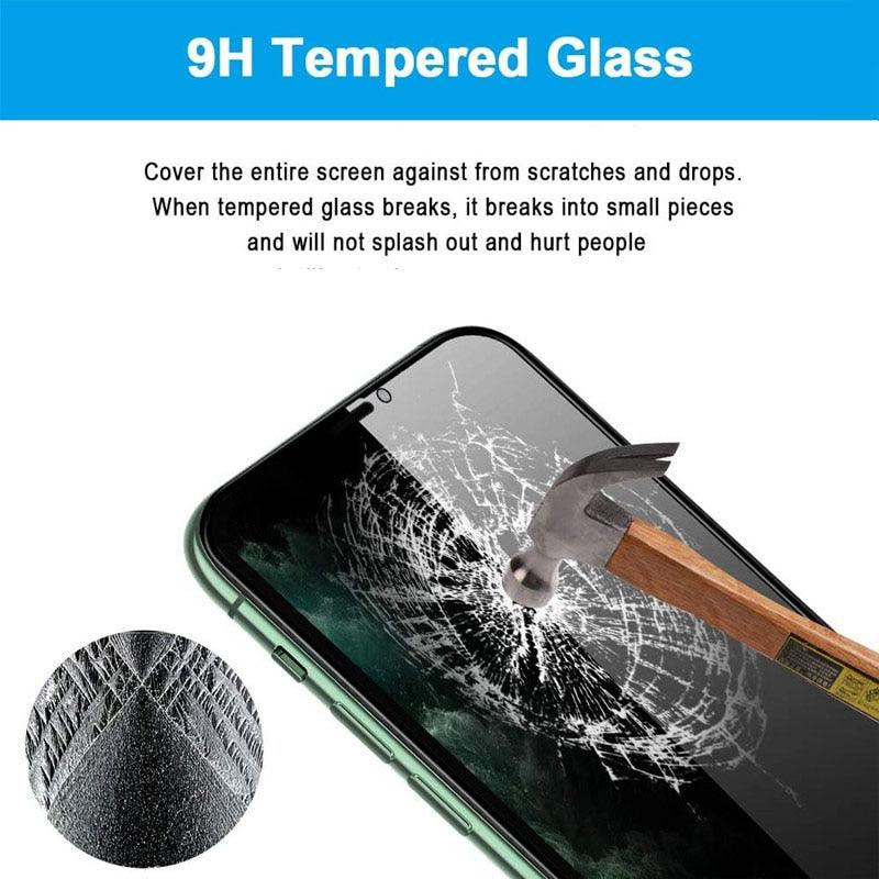 Protector de Pantalla de Vidrio Templado Privado en Paquete de 3 para iPhone