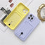 Candy Color Wallet Card Case for iPhone - Soft Silicone Protection
