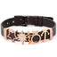 Conjunto de Pulseras de Acero Inoxidable Elegante con Charm de Corazón de Cristal