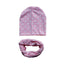 Ensemble élégant de bonnet et écharpe pour garçons et filles