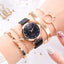 Ensemble de Montre à Quartz de Luxe pour Femmes avec Bracelet