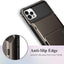 Funda para teléfono con bolsillo oculto y tarjetero para hombres en azul para iPhone 13/14