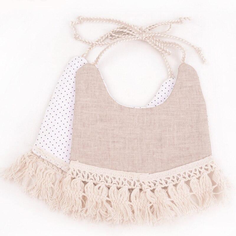 Double-Deck Infant Bibs - Stylish Cotton Linen for Toddlers