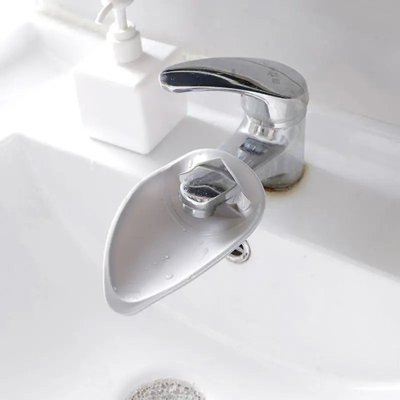 1Pcs Silicone Faucet Extender Solid Color Sink Handle Extension   Bathroom Kitchen Accessories Reach Faucet Rubber Hand Washing - Korvel