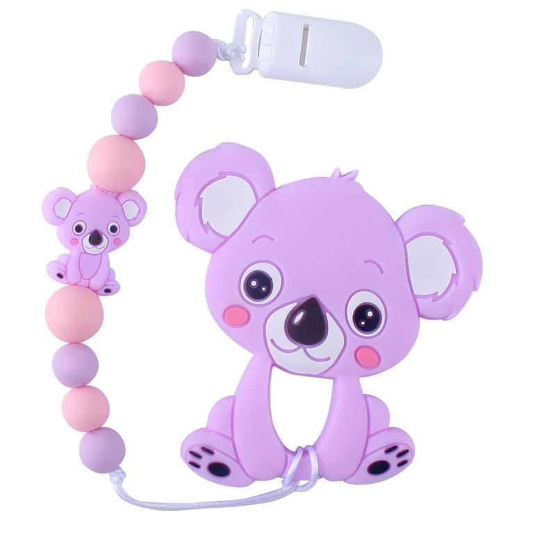 Baby Silicone Koala Panda Teether Toy - Unique Comfort Design