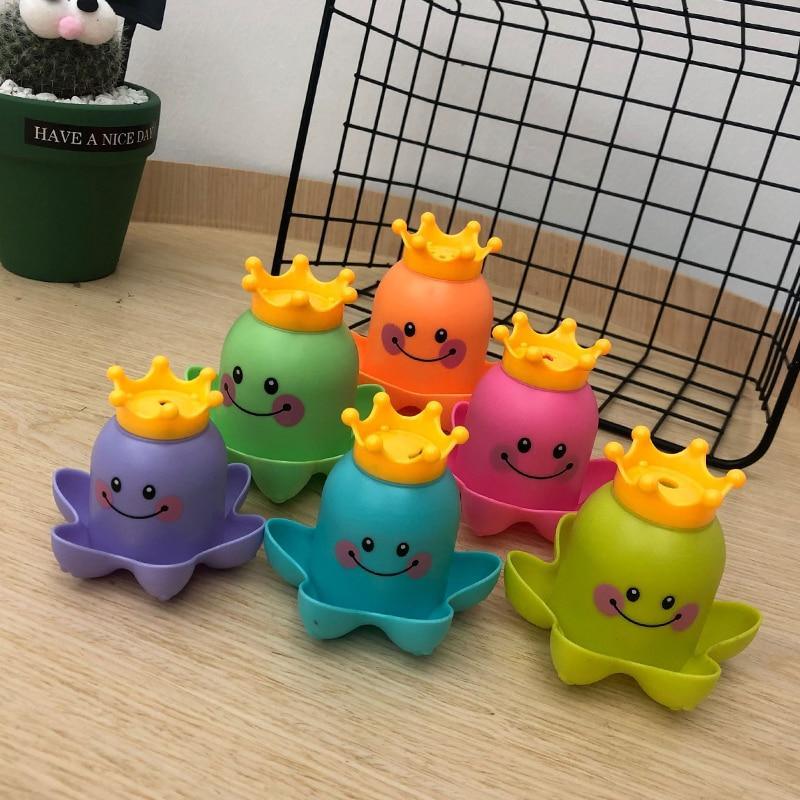 Kids Ocean Life Octopus Stacking Cups Bath Toy
