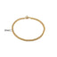 Men's Gold Tone Curb Link Bracelet - Stainless Steel Elegance