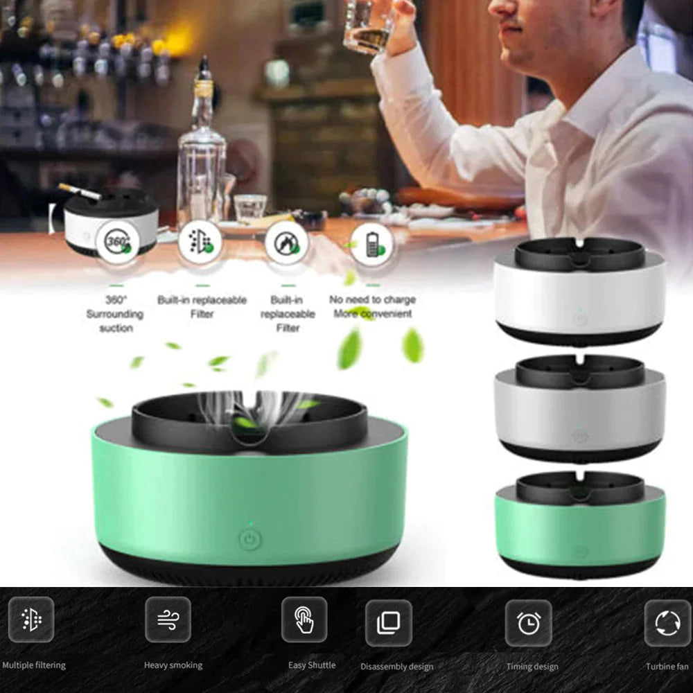 Premium Smoke Removal Ashtray