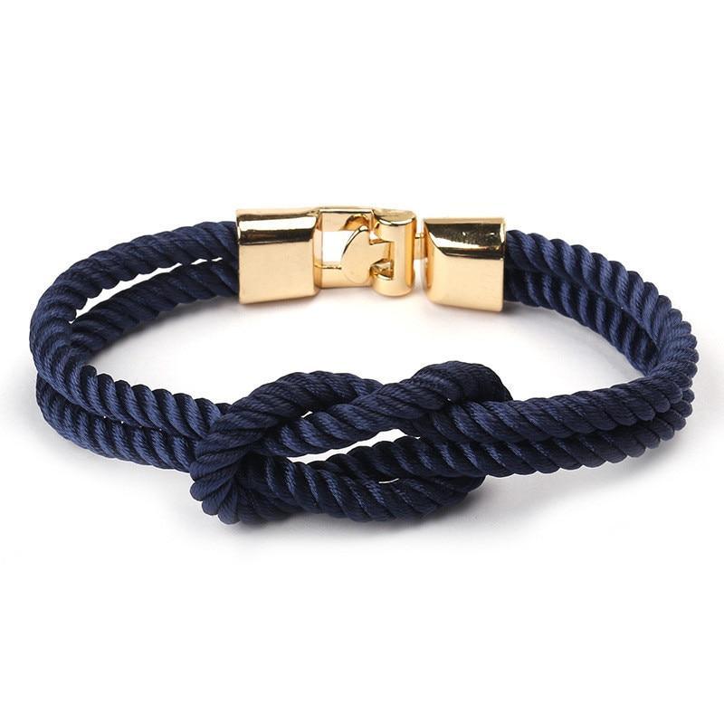 Bracelet en Nylon Tressé Multicouche Moderne et Élégant