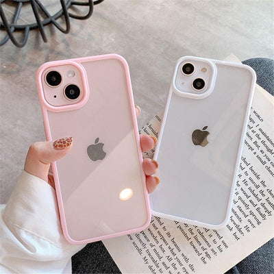 Coque de protection en silicone premium antichoc pour iPhone