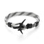 Pulsera de Ancla Negra Moderna y Elegante para Hombres y Mujeres