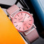 Montre à Quartz Décontractée pour Femmes avec Bracelet en Silicone Élégant