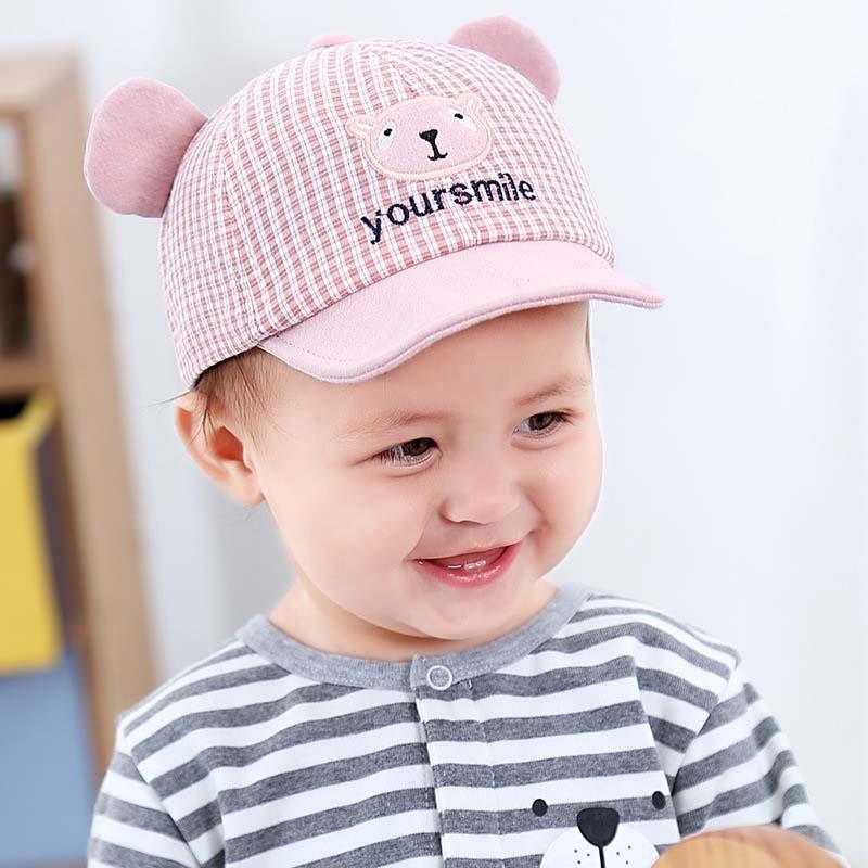 Gorra Moderna para Bebé Niño con Bordado - Sombrero de Sol de Algodón Estiloso