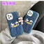 Coque de téléphone en peluche ours brun mignon pour modèles d'iPhone