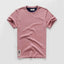 Camiseta Clásica de Algodón para Hombre con Cuello Redondo Sólido