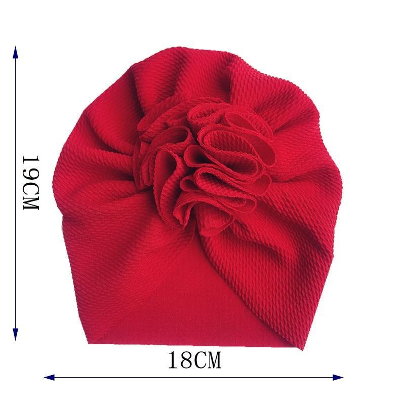 Chapeau Élégant en Fleurs pour Filles - Bonnet Turban pour Tout-Petits