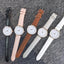 Montre Quartz en Cuir Élégante pour Femmes STEVVEX