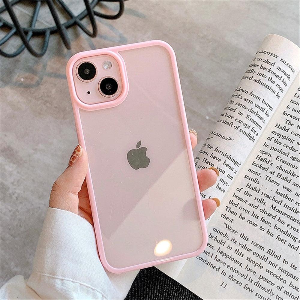 Funda de Bumper de Silicona Premium a Prueba de Golpes para iPhone