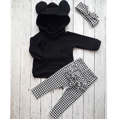 Stylish Winter Outfit Set for Toddler Girls (1-6Y)