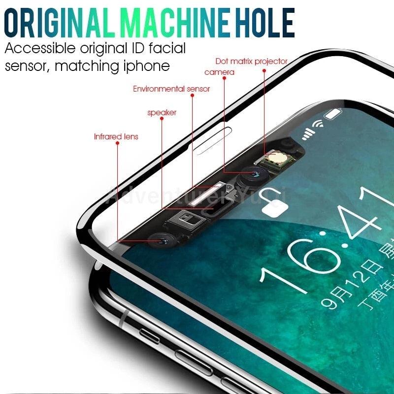 Protector de Pantalla de Vidrio Templado de 3 Piezas para Modelos de iPhone