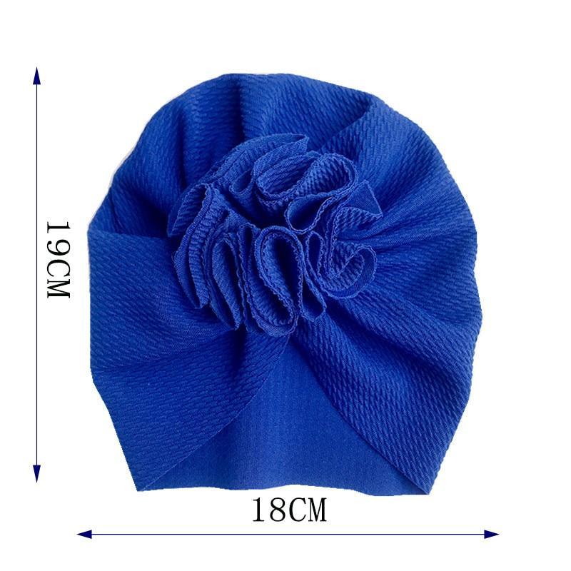 Chapeau Élégant en Fleurs pour Filles - Bonnet Turban pour Tout-Petits