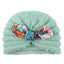 Charming Handmade Cotton Baby Turban Hat with Colorful Bow for Boys and Girls - Perfect for Autumn and Winter - Korvel