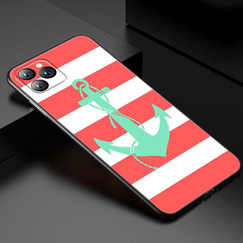 Coque de téléphone Ancre Bateau Roue de Navire pour iPhone