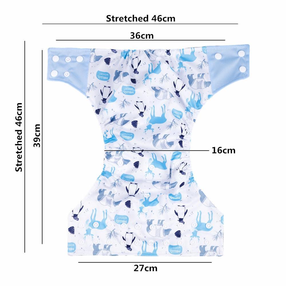 Premium Reusable Bamboo Charcoal Cloth Diaper Set