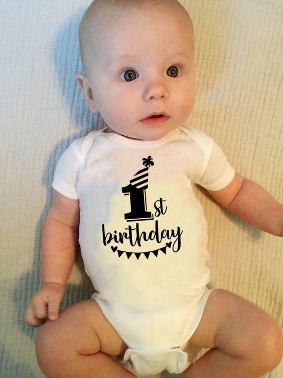Bodysuit de bébé imprimé moderne de luxe - Combinaison d'été unisexe