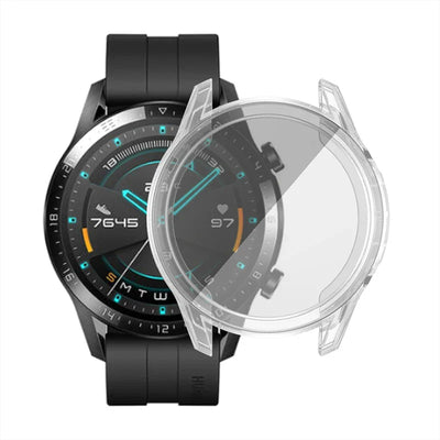 TPU Case for Huawei watch GT 2 46mm strap band Watch GT / GT2 46 mm soft Plated All-Around Screen Protector cover bumper Cases - Korvel