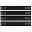 4Pcs/Set Tactical Belt Buckle Police Military Accessory Double Snaps Nylon Tactical Belt Loop Holder Keeper - Korvel