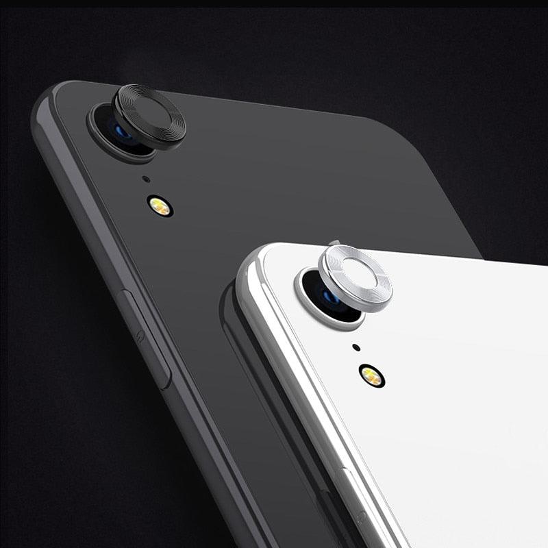 Protecteur d'objectif de caméra en verre trempé premium pour iPhone XR