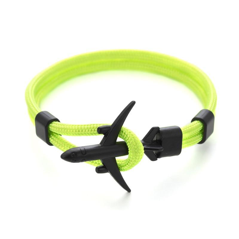 Pulsera de Ancla Negra Moderna y Elegante para Hombres y Mujeres