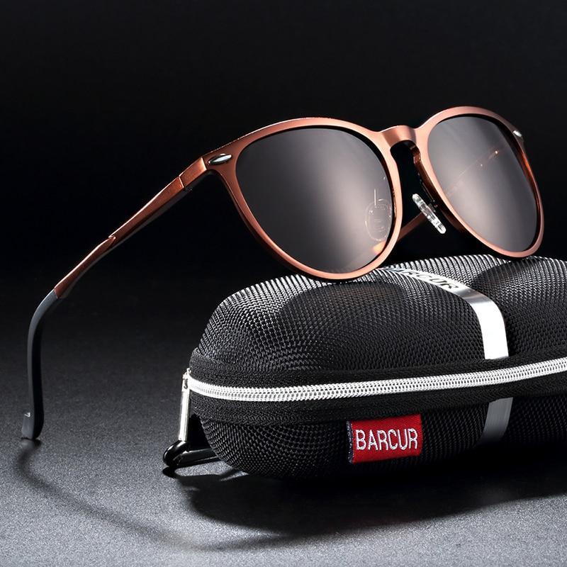 Retro Aluminum Magnesium Polarized Sunglasses