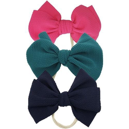 Ensemble de Turbans et Bandeaux Élégants pour Filles - 3 Pièces