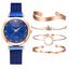 Ensemble de Montre à Quartz de Luxe pour Femmes avec Bracelet