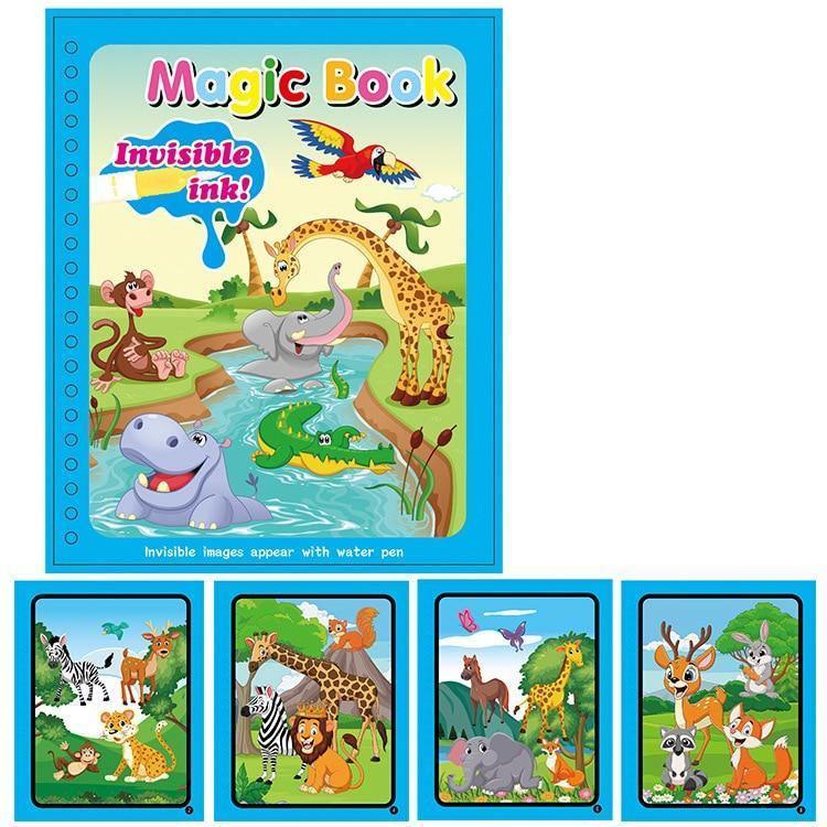 Magical Water Drawing Coloring Book for Kids