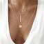 Modern Vintage Multilayer Crystal Gold Choker Necklace