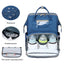 USB Diaper Bags Backpack Foldable Sunscreen Baby Bed Crib Bag Large Capacity Insulation Nursing Stroller Bag With Changing Mat - Korvel