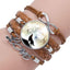 Classic Retro Wolf Head Leather Bracelet for Men & Women