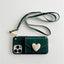 Luxury Love Black Lanyard Phone Case for iPhone