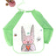 Adorable Waterproof Long Sleeve Baby Feeding Smock with Cartoon Design - Korvel