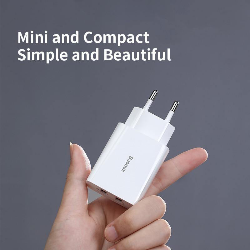 Mini Fast USB 18W Charger with Quick Charge 3.0 Technology