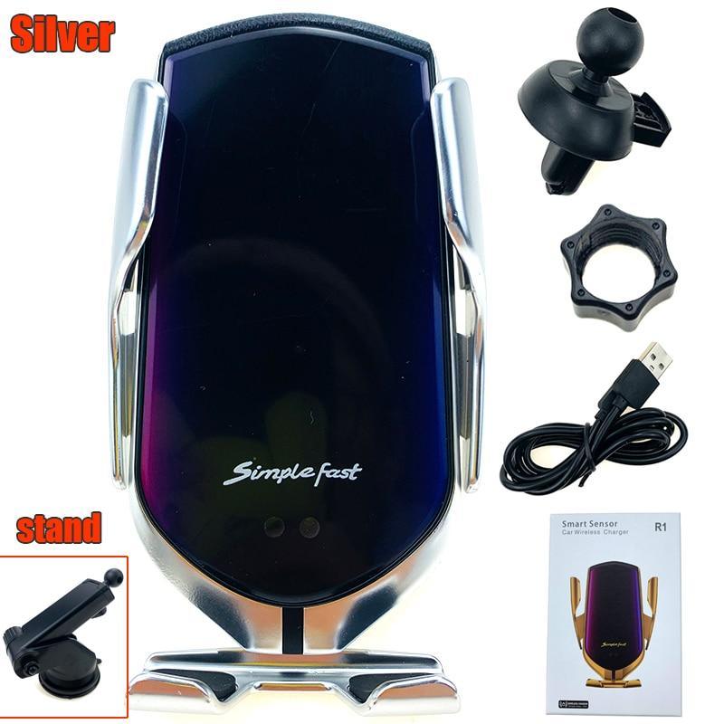 Luxury Automatic Wireless Car Charger with Infrared Induction